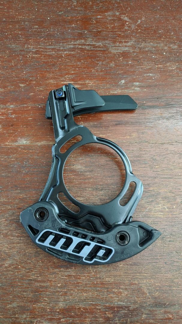 MRP AMg Chain Guide / Bashguard ISCG 05 28-34T (Category: Bicycles) located in Manila. Submitted by rvnebon_ (Listing ID 1469592420, Image 2). Description: 📍 Limay, Bataan • Chain guide with bashguard and upper guide • Mount Standard: ISCG-05 • Chainring Compatibility: 28T to 34T • Minor scuffs on the upper guide. Bashguard has no dings and still looks like new • RFS: Decluttering.