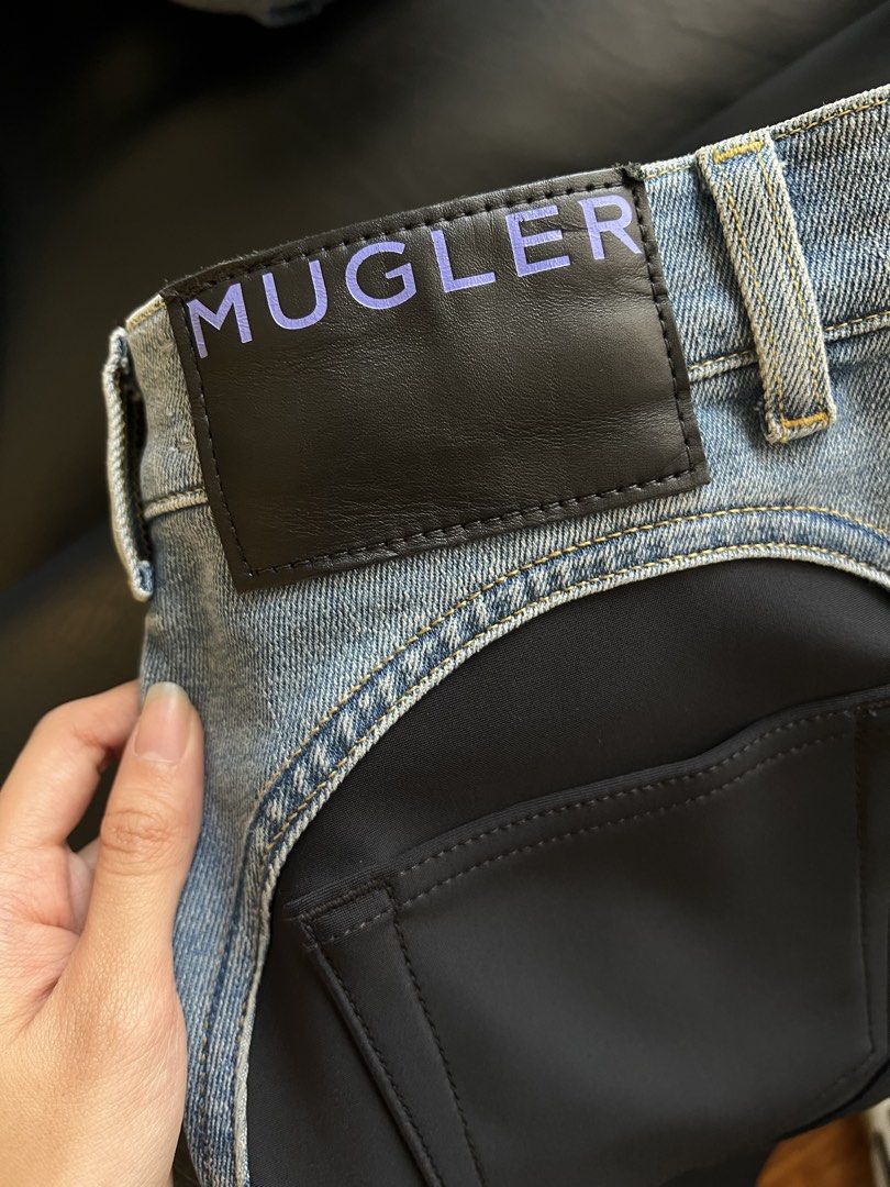 Mugler Spiral Panel Jeans (Category: Jeans) located in Taguig. Submitted by alchlyn (Listing ID 1469649878, Image 3). Description: —like new —dm for when worn photos.