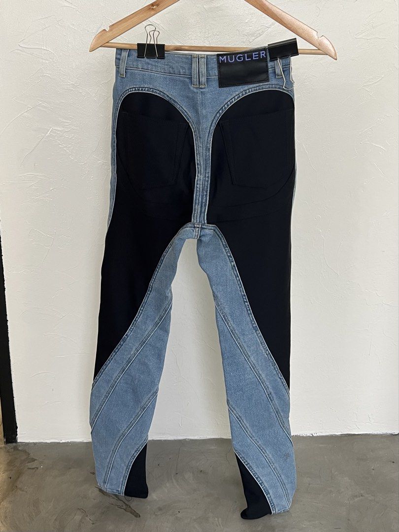 Mugler Spiral Panel Jeans (Category: Jeans) located in Taguig. Submitted by alchlyn (Listing ID 1469649878, Image 2). Description: —like new —dm for when worn photos.