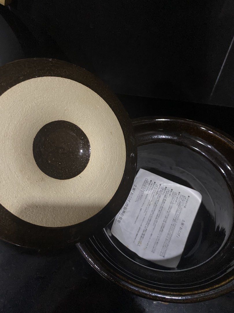 Muji Iga Ware Earthen Pot Rice Cooker 3 Go (Category: Cookware & Accessories) located in Makati City. Submitted by cleverdog.1ef1c2 (Listing ID 1469691870, Image 2). Description: - Authentic Muji Iga ware earthen pot made in Japan - 3 go capacity, perfect for family meals - Creates delicious rice with a crispy okoge bottom - Traditional clay construction ensures even heat distribution on gas stoves.