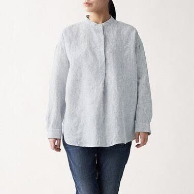 MUJI linen top (Category: Longsleeves) located in San Jose del Monte. Submitted by mamiracky (Listing ID 1469668148, Image 1). Description: .