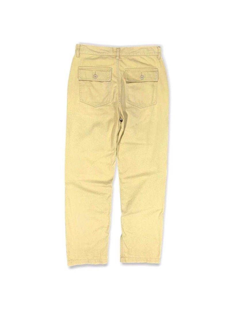Musinsa Standard Replica Fatigue Baker Pants (Category: Chinos) located in Zamboanga. Submitted by zhifay (Listing ID 1469740834, Image 2). Description: Musinsa Standard Replica Fatigue Baker Pants Measurement (inches): Tag Size: 30 Waistline: 15.5" (Fits like 30-31) Rise: 11" Thigh: 10" Inseam: 29.5" Length: 41" Leg opening: 8" Condition: 9.5/10 Excellent Condition ₱980.