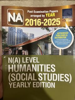 O Level Humanities Social Studies Yearly Edition 2016-2025 Past Papers ...
