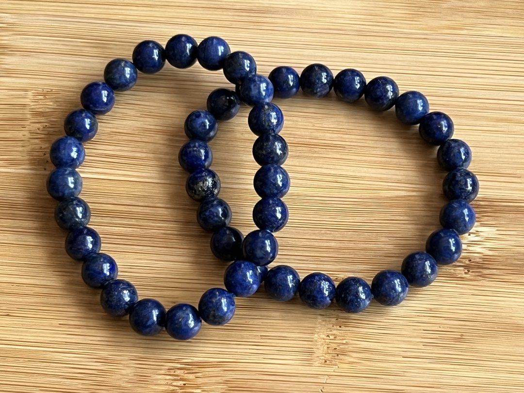 Natural Lapis Lazuli Bead Crystal Bracelet (Category: Bracelets) located in Quezon City. Submitted by ohmystones_088 (Listing ID 1469635111, Image 3). Description: - Material: Genuine lapis lazuli gemstone beads with natural gold pyrite flecks 100% Authentic / Natural Stone Bead Size: 9.6mm Wrist Size: 16cm [2 pcs available] Mode of payment: G-cash, PayMaya, BPI, BDO ✨️All crystals or gemstones are cleansed and energized before shipping.✨️ Please