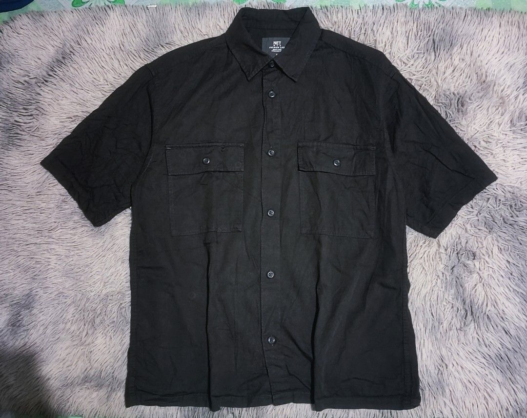 NET BUTTON UP UTILITY WORK POLO SHIRT (Category: Tshirts & Polo Shirts ) located in Davao. Submitted by nevar07 (Listing ID 1469754692, Image 1). Description: SIZE: LARGE DIMENSION: W23 X L29.5 DUAL CHEST FLAP POCKET DARK GRAY COLOR WAY COLOR RATE: 10/10 EXCELLENT CONDITION ALMOST NEW NO ISSUE DM TO PURCHASE 📥 𝐑𝐄𝐌𝐈𝐍𝐃𝐄𝐑: •𝐂𝐨𝐥𝐨𝐫 𝐦𝐚𝐲 𝐯𝐚𝐫𝐲 𝐝𝐮𝐞 𝐨𝐟 𝐭𝐡𝐞 𝐥𝐢𝐠𝐡𝐭𝐢𝐧𝐢𝐧𝐠 •𝐀𝐥𝐥 𝐢𝐭𝐞𝐦𝐬 𝐚𝐫𝐞 𝐭𝐡𝐫𝐢𝐟𝐭𝐞𝐝/𝐟𝐫𝐨m 