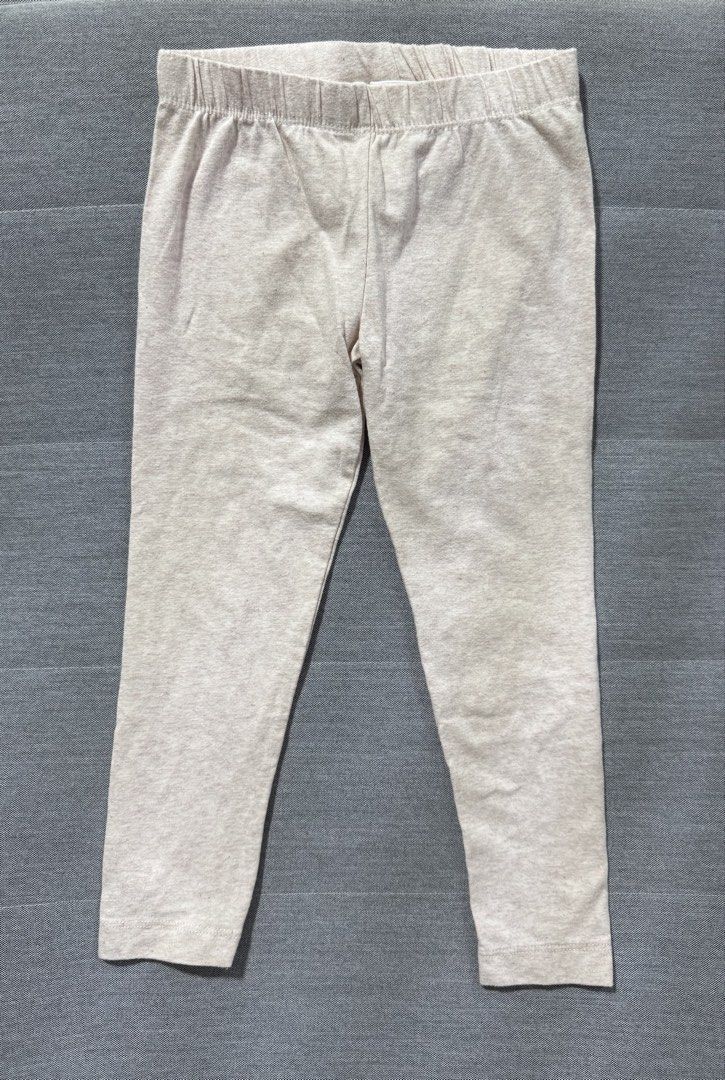 Neutral Beige Leggings Pants (Category: Babies & Kids Fashion) located in Rizal. Submitted by preloovved (Listing ID 1469589876, Image 1). Description: Comfortable neutral beige stretch leggings for kids. Made from a soft, easy-moving cotton blend with an elastic waistband. Perfect for pairing with any top! Preloved, 4yo Meet-up only in GB1 San Mateo, Rizal Shipping fee c/o buyer. Tres Marias or J&T express Payment to be sent to me via BPI/BDO/GC