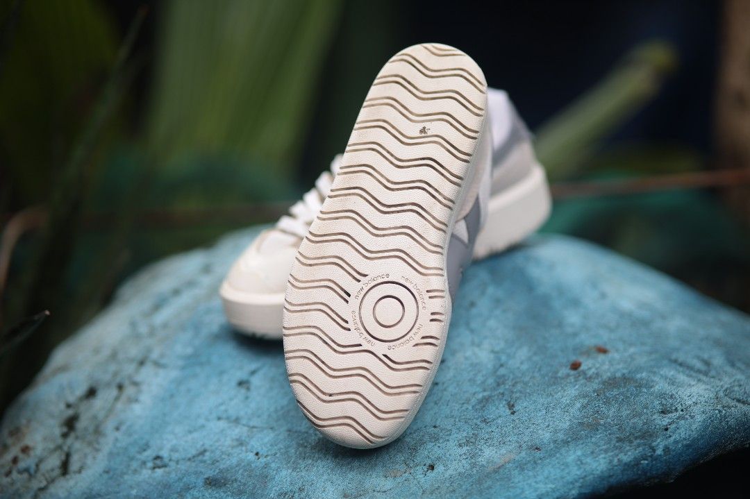 New Balance CT302 White Grey Platform Sneakers (Category: Casual Shoes) located in Cagayan de Oro. Submitted by shalika412 (Listing ID 1469615806, Image 2). Description: - Unisex - Brand/Model: New Balance CT302 - Color: White & Grey - Size: US 4.5 / UK 4 / EU 37 / 22.5 CM - Material: Suede and mesh upper with chunky platform sole - Condition: Soles are clean with barely any wear - Style: Great everyday casual pair with a cool exposed foam tongue