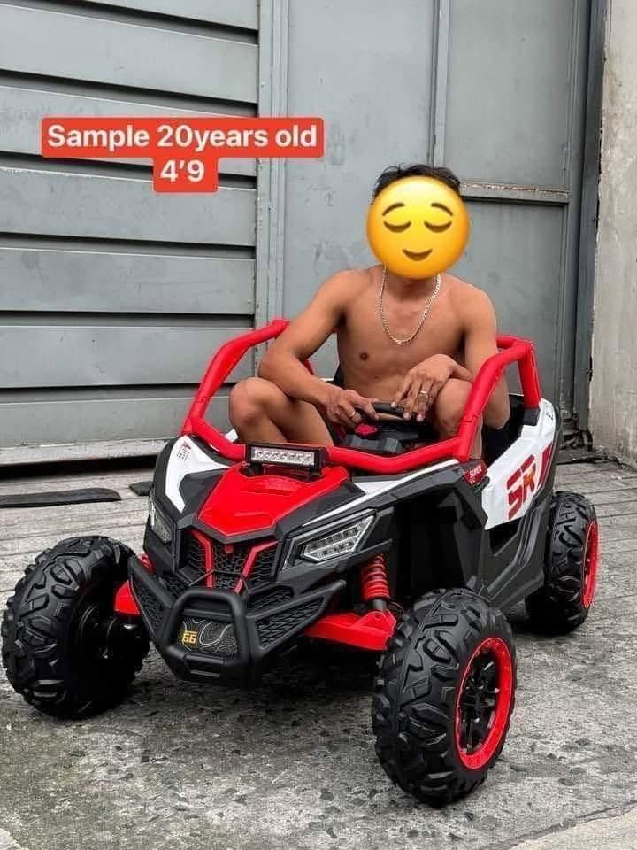 New Big ATV-KKL (Code 9808) (Category: Kids Toys) located in Pasay City. Submitted by joyful_mayette (Listing ID 1469644800, Image 2). Description: New Big ATV-KKL (Code 9808) Price: 12,800 PHP 🔶4x4 motors/ Remote-controlled 🔶Rechargeable 12V battery/Push-button start 🔶Rubber wheels/Leather seat 🔶Foot accelerator/With swag/Lights/Bluetooth 🔶Built-in music/Horn/Double doors/Spring shock 🔵We do Shipping Nationwide 💯 LEGIT. We can provide a B