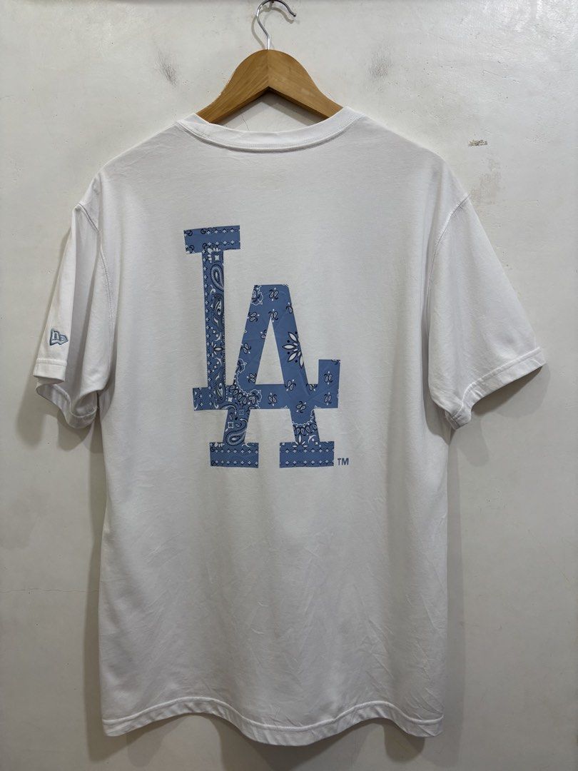 New Era ❌ MLB (Category: Activewear) located in Taytay. Submitted by leanmark103093 (Listing ID 1469723599, Image 1). Description: New Era❌MLB Los Angeles Dodgers Bandana tee Large on tag W22 L29 Excellent Condition No issue 📩📩📩📩.