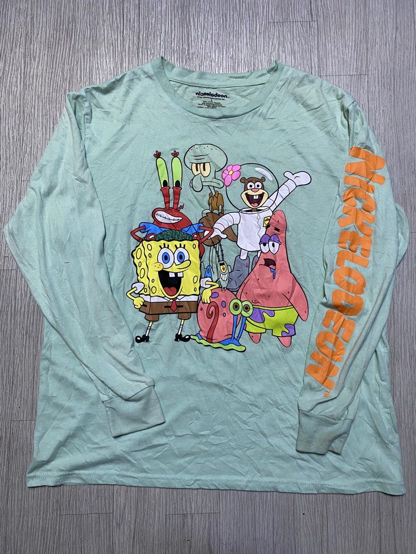Nickelodeon SpongeBob SquarePants Long Sleeve (Category: Tshirts & Polo Shirts ) located in Pasig City. Submitted by terrencec34805 (Listing ID 1469729236, Image 1). Description: Nickelodeon spongebob In very good condition Size:Large Width:22 Length:27 .