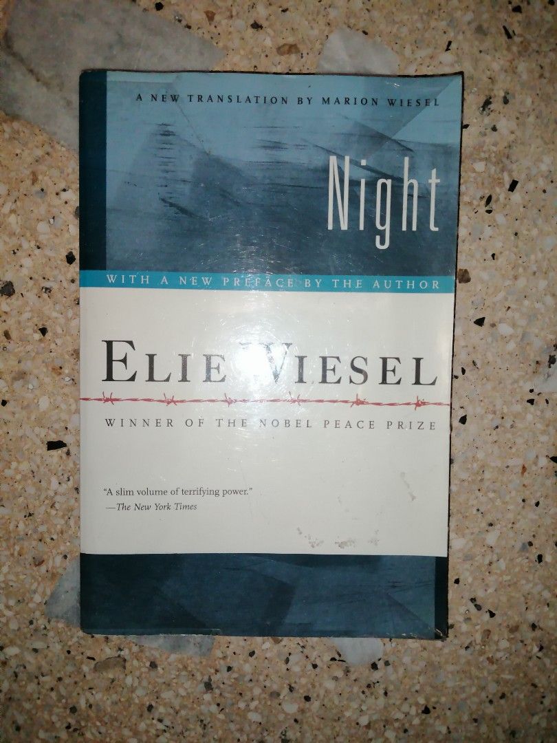Night by Elie Wiesel (Category: Storybooks) located in Makati City. Submitted by booksbymarvin (Listing ID 1469663114, Image 1). Description: For sale Has few highlights Paperback In good condition MOD, MOP: LBC GRAB, GCASH, BPI.