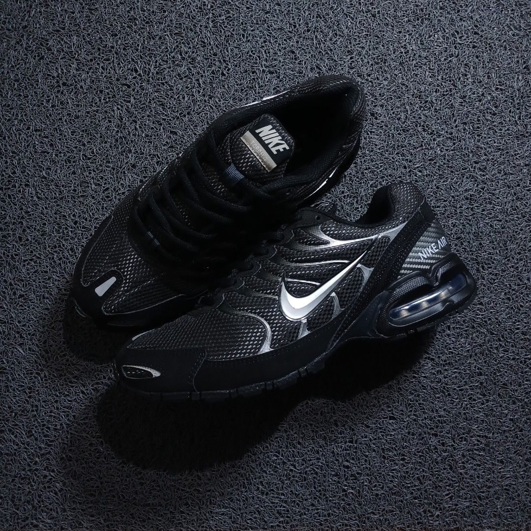Nike Air Max Torch 4 Black Silver Sneakers (Category: Sneakers) located in Cagayan de Oro. Submitted by sapatos_series (Listing ID 1469741318, Image 1). Description: NlKĒ AlRM4X" T0RCH 4" 🔥 us8.5 eur42 26.5cm 2100 +sf.