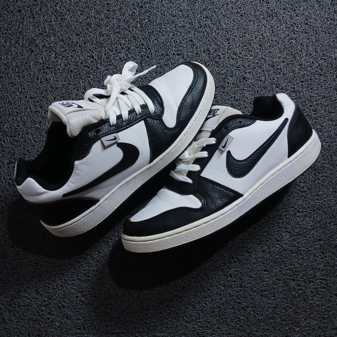Nike Black and White Low Top Sneakers (Category: Sneakers) located in Cagayan de Oro. Submitted by sapatos_series (Listing ID 1469741580, Image 2). Description: NlKĒ ĒBĒRN0N L0W 🔥 us8.5 eur42 26.5cm 1499 +sf.