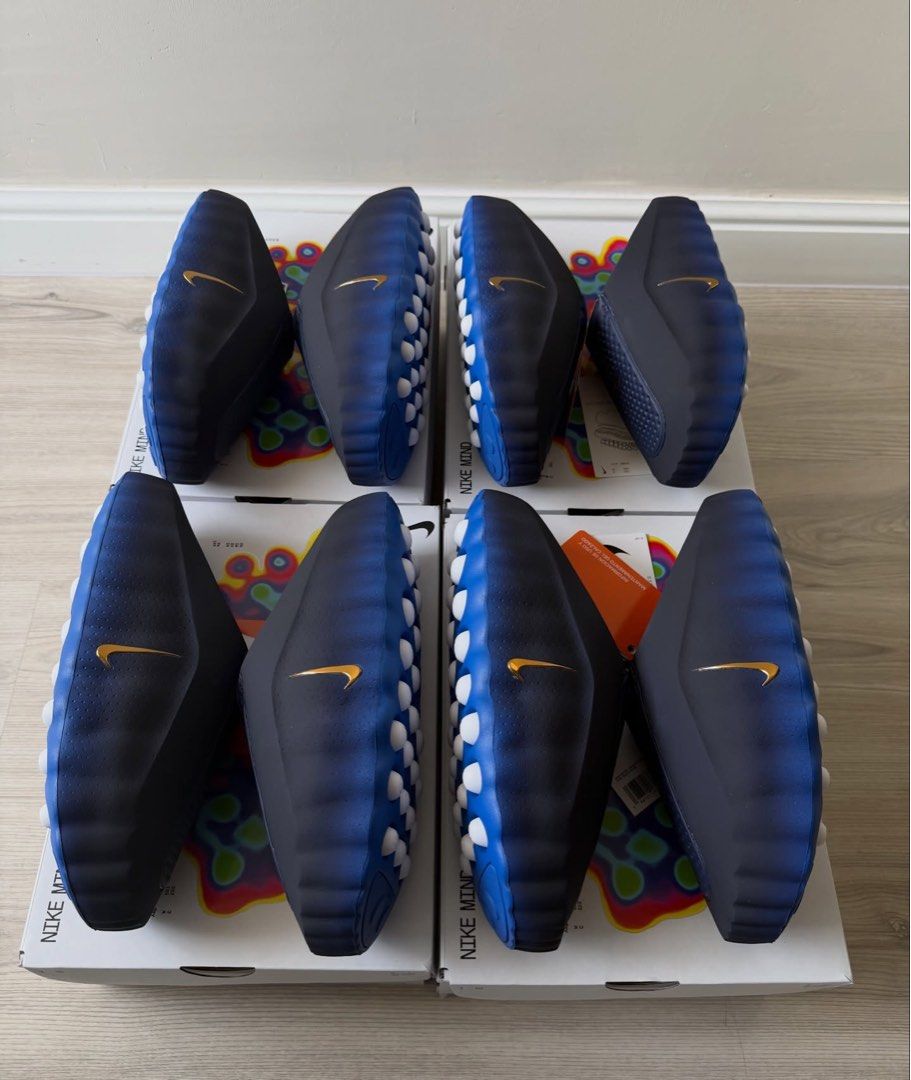 Nike Mind 001 ‘Blackened Blue’ (Category: Slippers & Slides) located in Manila. Submitted by miggy.dee (Listing ID 1469693192, Image 1). Description: Nike Mind 001 ‘Blackened Blue’ Available on hand! ₱6,000 Sizes 8-13 ❗️Limited stock only. 🚚We deliver nationwide. 📩Pm for more details..