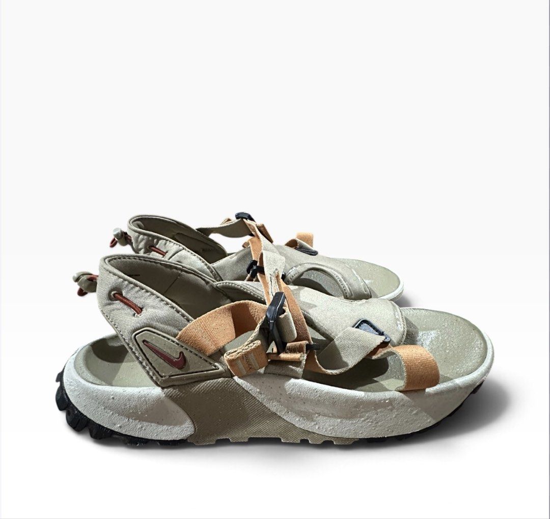 Nike oneonta next nature (Category: Slippers & Slides) located in Manila. Submitted by lhovebhox (Listing ID 1469707503, Image 2). Description: Nike oneonta next nature sandals Khaki /Amber brown/sanddrift/rugged orange No box/excellent condition.