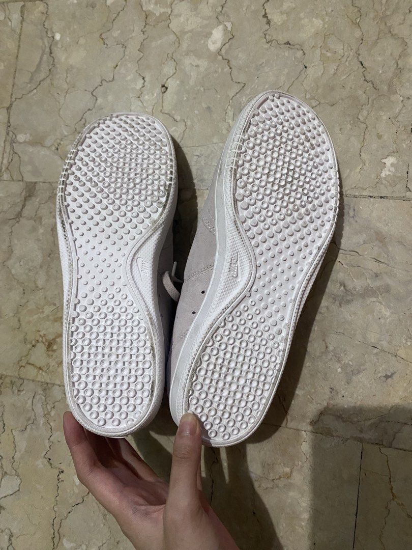 Nike pink suede sneakers (Category: Sneakers) located in Quezon City. Submitted by ysabelashoppingaddict (Listing ID 1469685132, Image 2). Description: - Brand: Nike Authentic Bought this from the nike store for 4k price is still negotiable only wore this once.