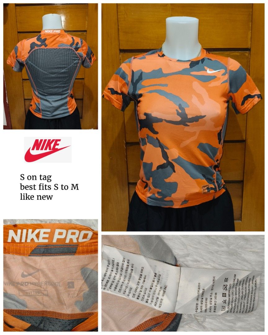 Nike Pro sports top (Category: Activewear) located in Midsayap. Submitted by leighdeelovelylocks (Listing ID 1469699676, Image 1). Description: handpicked and carefully thrifted.