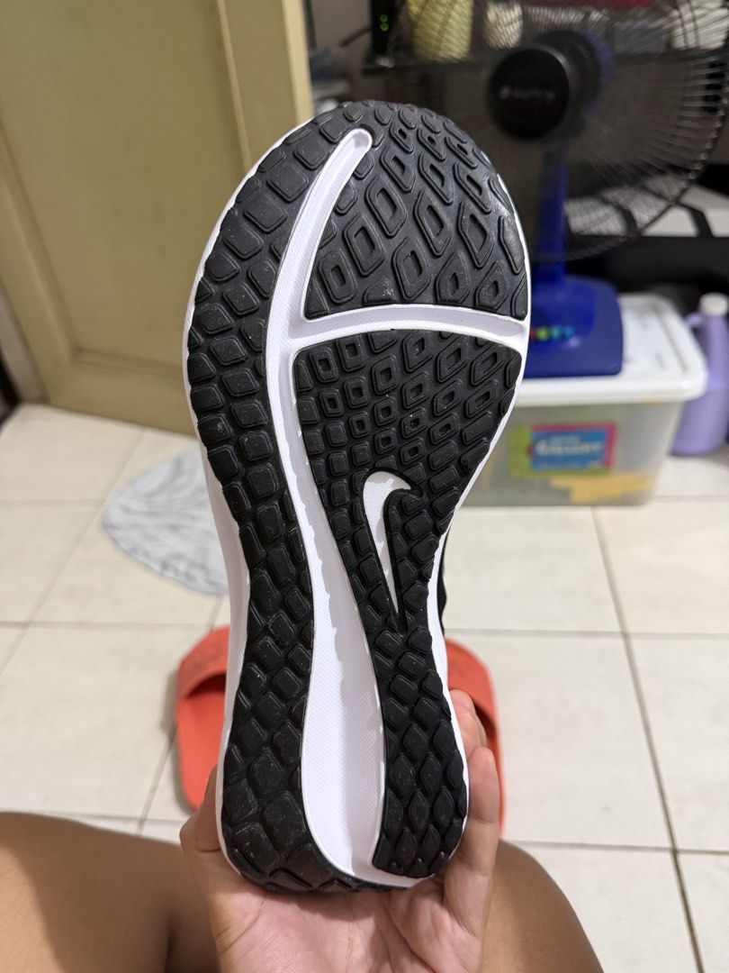 Nike Running Shoes (Category: Sneakers) located in Manila. Submitted by mne.online.shop (Listing ID 1469698116, Image 2). Description: - Brand/Model: Nike Downshifter 13 - Color: Black and White - Style Code: FD6454-001 - Size: US 10 / UK 9 / EUR 44 / 28 cm - Features: Lightweight mesh upper, cushioned white midsole, clean tread - Condition: Ready to wear for gym workouts or daily jogs.