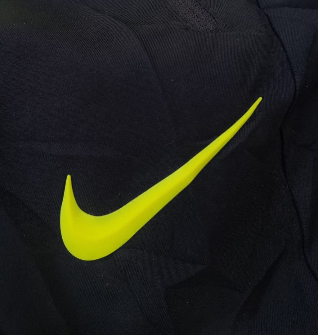 Nike Trackpants Neon Green Volt Swoosh (Category: Joggers) located in Manila. Submitted by gowicollection28 (Listing ID 1469659065, Image 3). Description: Waist: 30-38 (stretchable/adjustable) Length: 40.