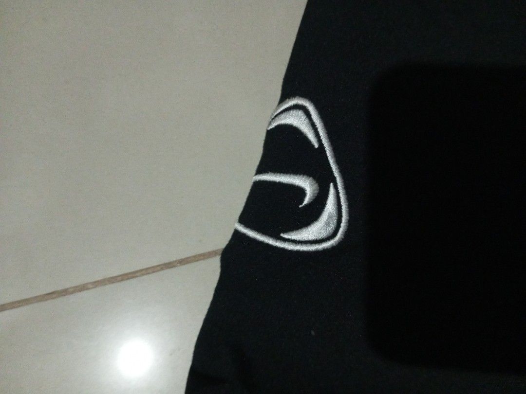 Nike Vintage Black and Red Zip Track Jacket (Category: Coats, Jackets and Outerwear) located in Bacolod City. Submitted by richjohn.958 (Listing ID 1469664554, Image 3). Description: - Brand: Nike - Style: Track jacket with full zip and stand collar - Colorway: Black and red colorblock - Details: Small embroidered Nike swoosh on the chest and additional logo on the left sleeve - Interior: Breathable red mesh lining - Size: Large - Origin: Made in