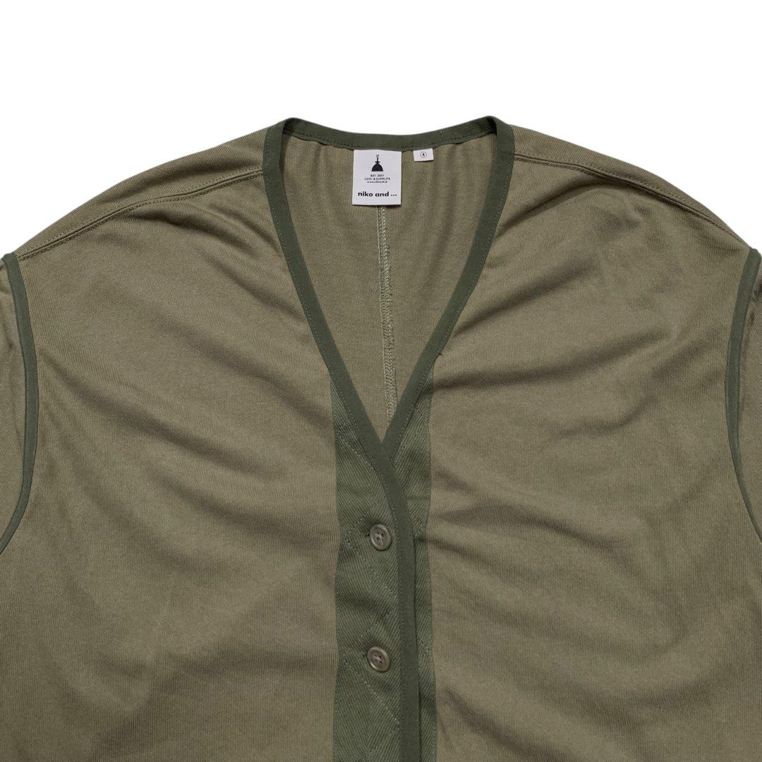 Niko and… Japan Buttondown Cardigan (Category: Coats, Jackets and Outerwear) located in Baguio. Submitted by thesecretshop_ph (Listing ID 1469664708, Image 3). Description: Size: 4 (Large) Lenght: 24” Width: 22” Issue: -.