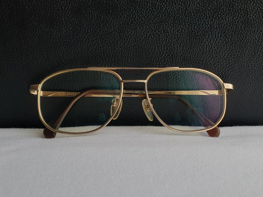 Nikon Titanium Aviator Eyeglass Frame (Category: Sunglasses & Eyewear) located in Quezon City. Submitted by WasalakTwo (Listing ID 1469658280, Image 1). Description: Made in Japan Durable and high quality Goodcondition Clean and presentable Lens are graded, but replaceable Open for delivery nationwide Front Width 13.7cm Front Height 4.3cm.