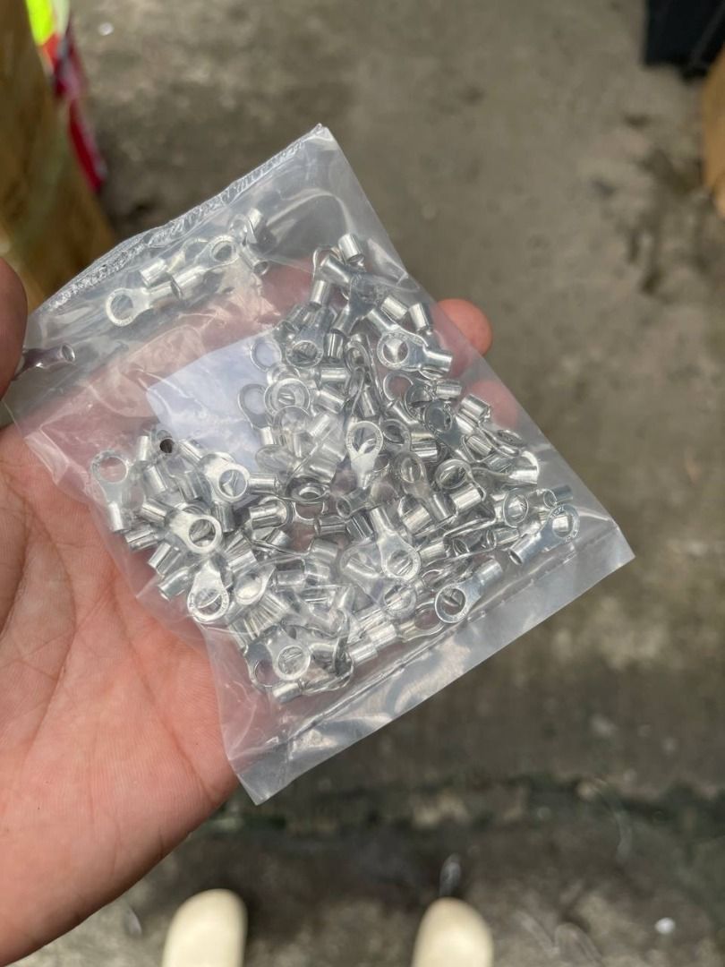 non insulated Terminal Lugs Ring Type 3.5mm² (Category: Everything Else Others) located in Manila. Submitted by 09171479278_elsie. (Listing ID 1469598617, Image 2). Description: non insulated Terminal Lugs Ring Type 3.5mm².