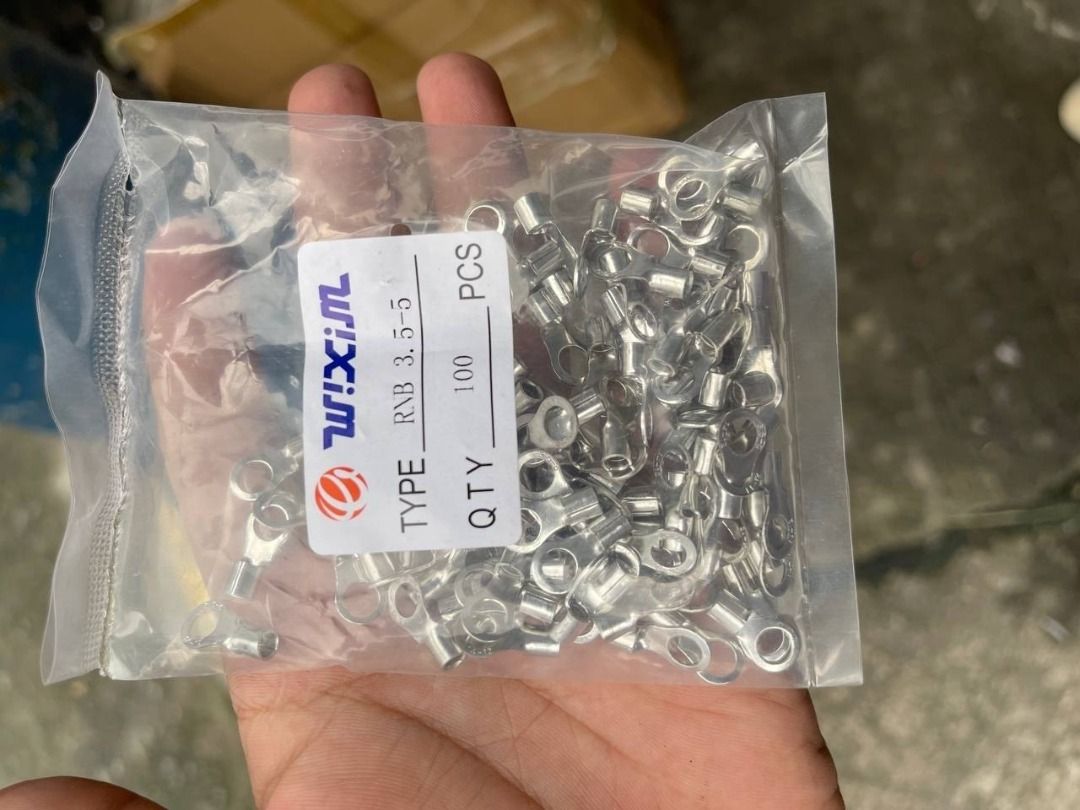 non insulated Terminal Lugs Ring Type 3.5mm² (Category: Everything Else Others) located in Manila. Submitted by 09171479278_elsie. (Listing ID 1469598617, Image 1). Description: non insulated Terminal Lugs Ring Type 3.5mm².