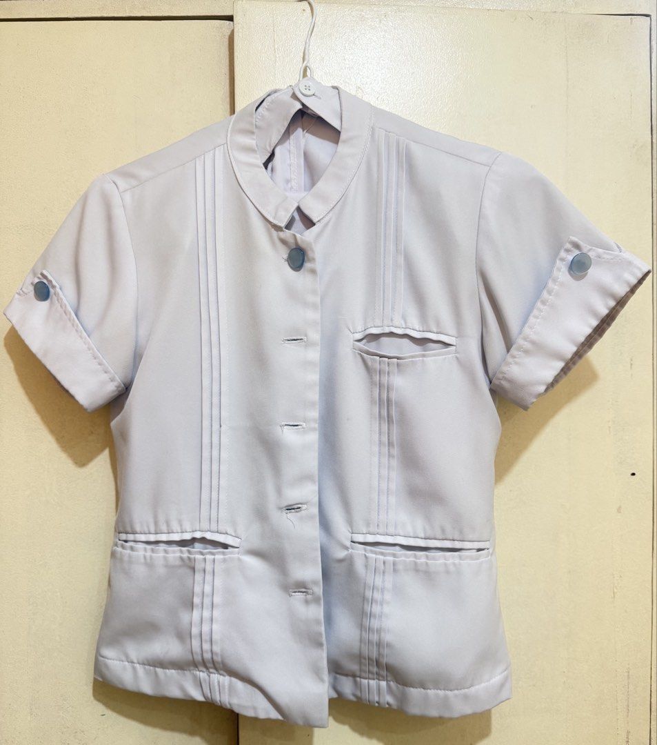NURSING UNIFORM (FEU NRMF) (Category: Sets or Coordinates) located in Quezon City. Submitted by einahcy (Listing ID 1469627975, Image 1). Description: (2) 1st -2nd year uniform - 300 each pair (School) (2) 3rd-4th year Uniform - 600 each pair (Semillano) (1) 3rd-4th year Uniform - 500 each pair (2) Apron - 300 each (makapal tela) ⤷ Best fit small (W24-25/5ft) get 1 free apron if will get 2 pairs 😊 rfs: RN na !!.