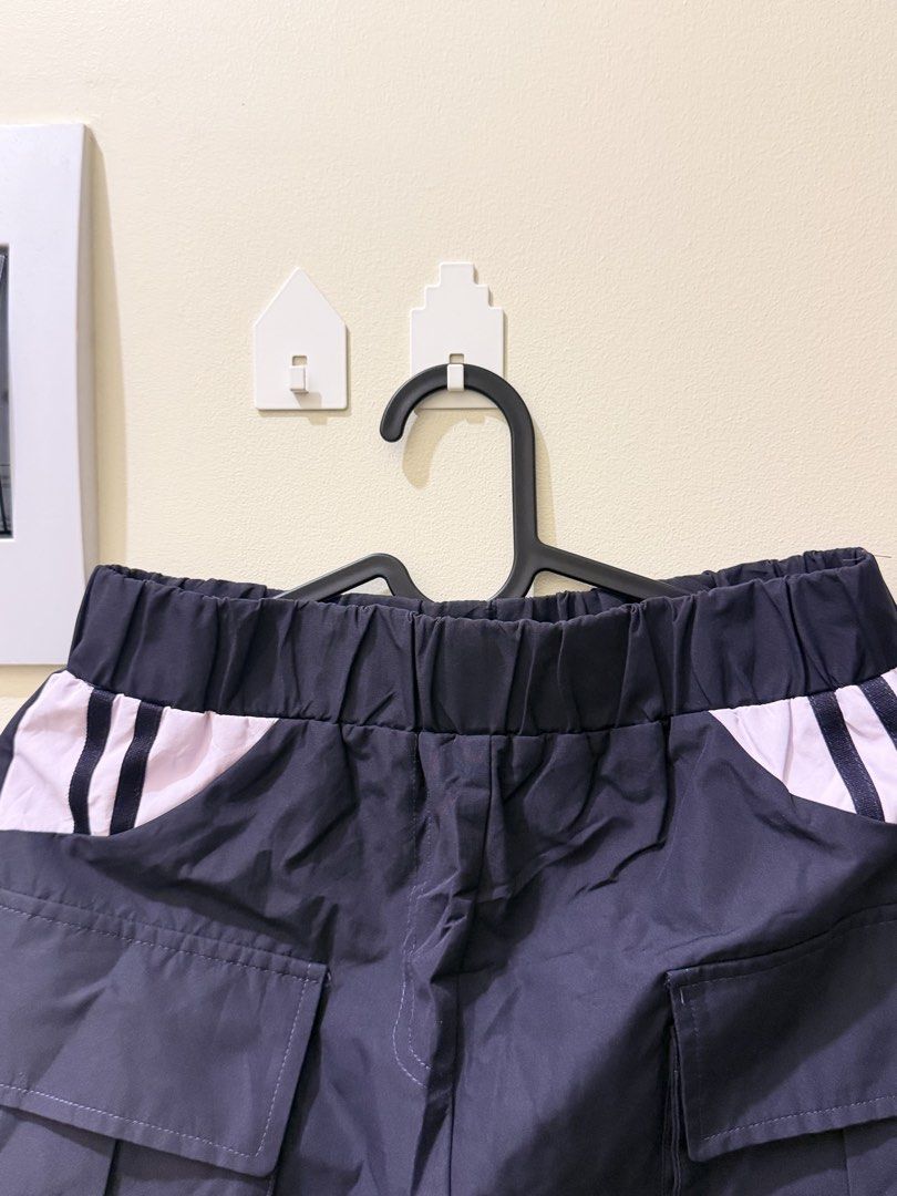 Nylon Cargo Skirt - Dark Violet (Category: Skirts) located in Manila. Submitted by xmagic.shopx (Listing ID 1469673527, Image 2). Description: Adi inspired Waist: 26-30 inches Hips: 34-36 inches Length: 15 inches.