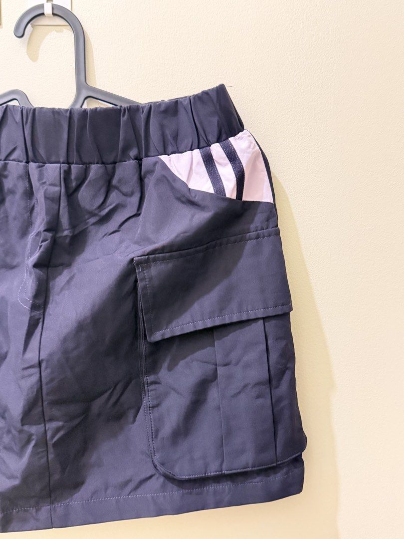 Nylon Cargo Skirt - Dark Violet (Category: Skirts) located in Manila. Submitted by xmagic.shopx (Listing ID 1469673527, Image 3). Description: Adi inspired Waist: 26-30 inches Hips: 34-36 inches Length: 15 inches.