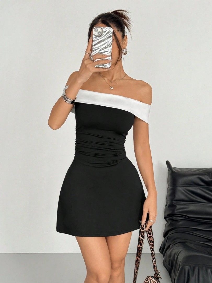 Off shoulder dress (Category: Dresses) located in Caloocan City. Submitted by aundrea_z (Listing ID 1469681989, Image 1). Description: S-M.