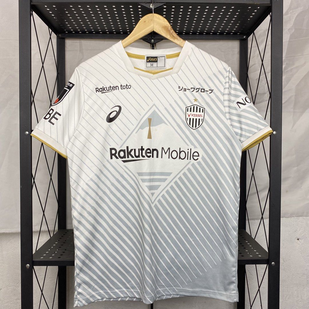 Official Asics Vissel Kobe Away Jersey (Category: Tshirts & Polo Shirts ) located in Cebu City. Submitted by cebuvntgvibes (Listing ID 1469603120, Image 1). Description: 20W x 28L (M-L) . Excellent to new condition. No issue. . Mine ₱850+sf.