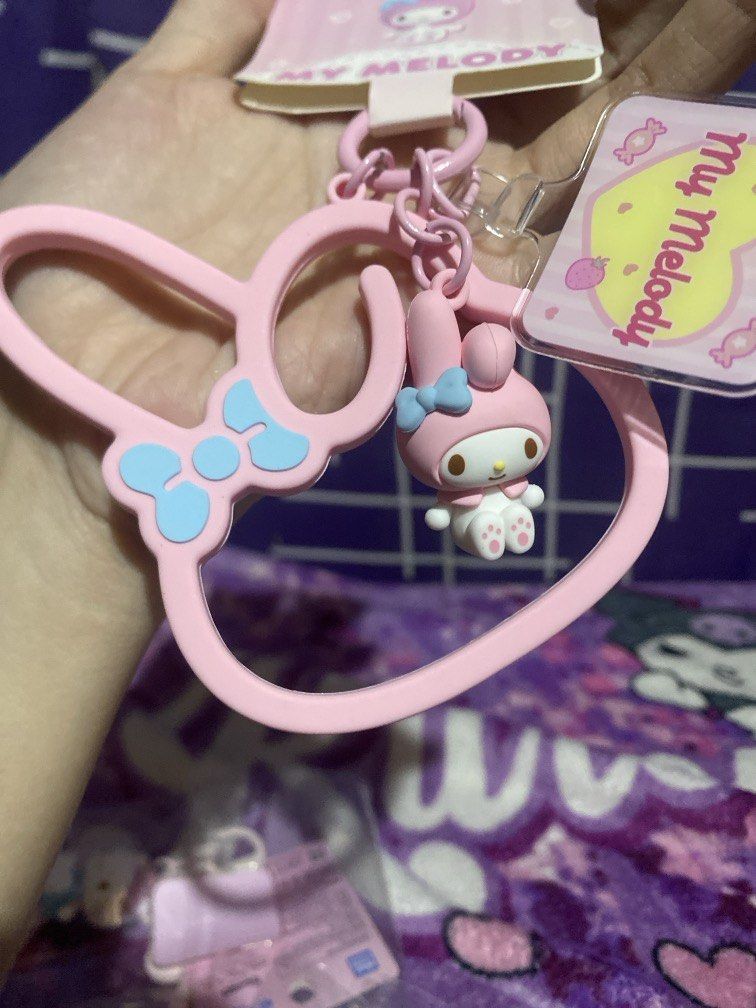 Official/ Licensed My Melody Phone Charm (Category: Character Goods) located in Bulacan. Submitted by cute.finds.ph (Listing ID 1469639505, Image 2). Description: rubber material.