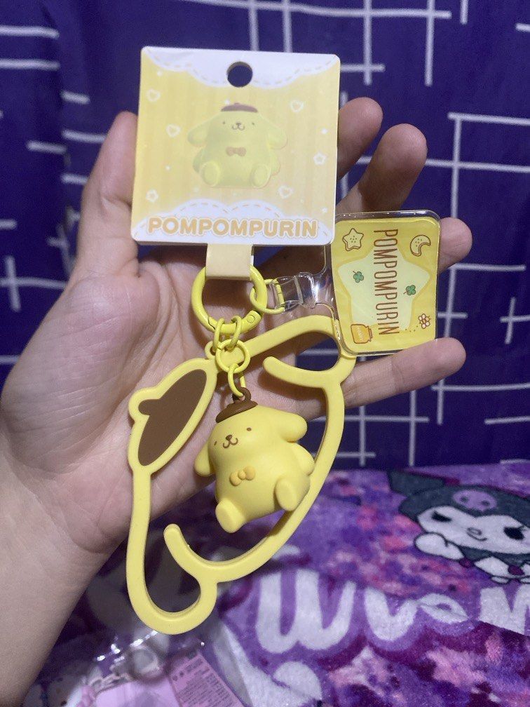 Official/ Licensed Pompompurin Phone Charm (Category: Character Goods) located in Bulacan. Submitted by cute.finds.ph (Listing ID 1469639258, Image 1). Description: —rubber material.
