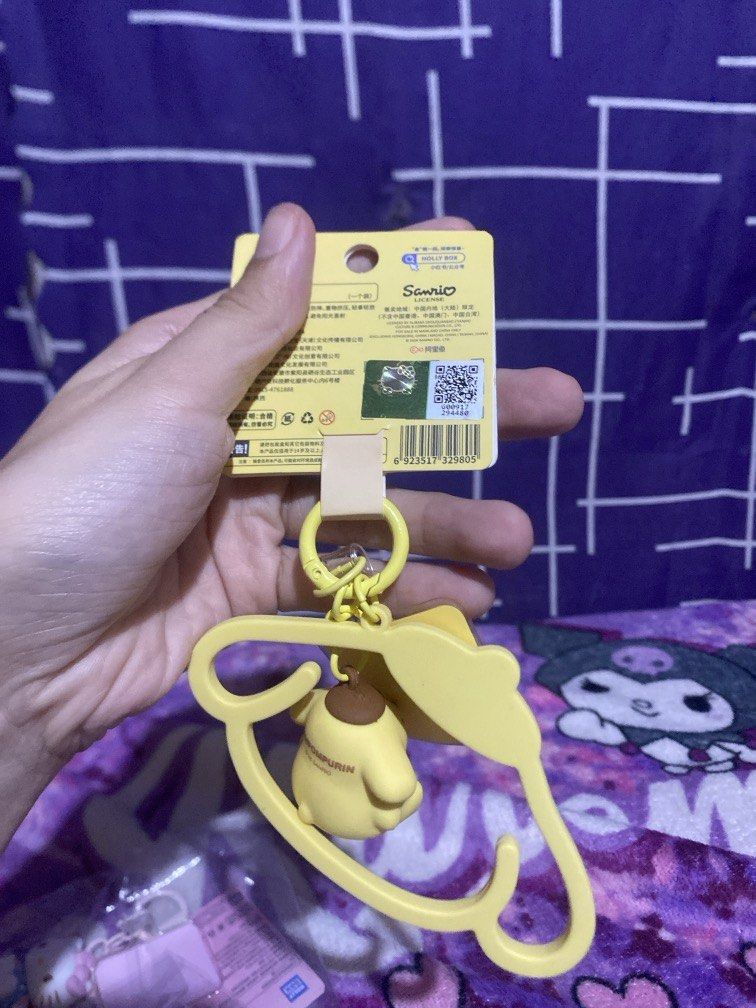 Official/ Licensed Pompompurin Phone Charm (Category: Character Goods) located in Bulacan. Submitted by cute.finds.ph (Listing ID 1469639258, Image 2). Description: —rubber material.