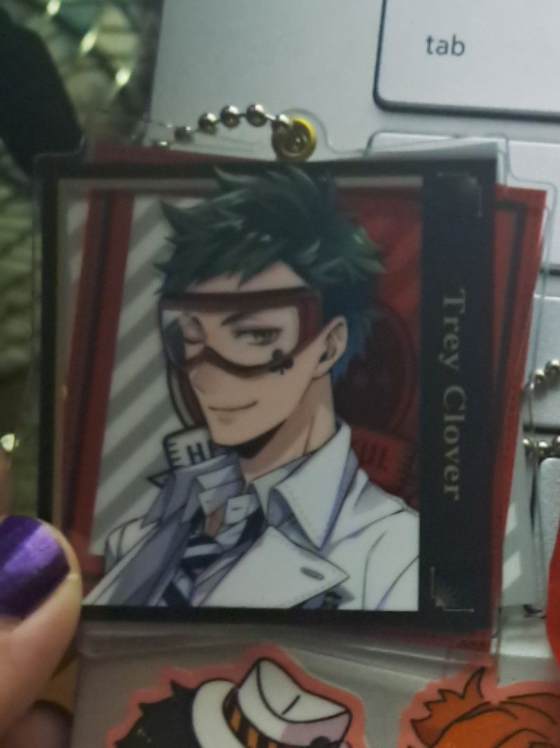 [Official] Trey Clover lab wear keychain (Category: Character Goods) located in Lapu Lapu. Submitted by ashenazulioo (Listing ID 1469753571, Image 2). Description: I currently don't have any good pictures, I can send photos later💦 rfs: need for funds 🥹 mop: gcash mod: j&t.