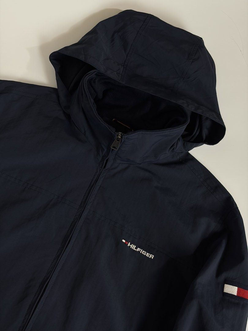OG’ Tommy Hilfiger (Category: Coats, Jackets and Outerwear) located in Manila. Submitted by vinthreads (Listing ID 1469674198, Image 3). Description: Tommy hilfiger nylon jacket Size: L on tag Width: 24/ Length: 28 As new condition Color rate: 10/10.