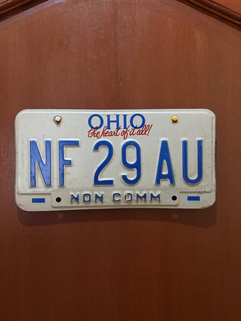 Ohio Vintage Plate (Category: Vintage Collectibles) located in Manila. Submitted by stealss (Listing ID 1469637204, Image 1). Description: Rust marks Scratches.