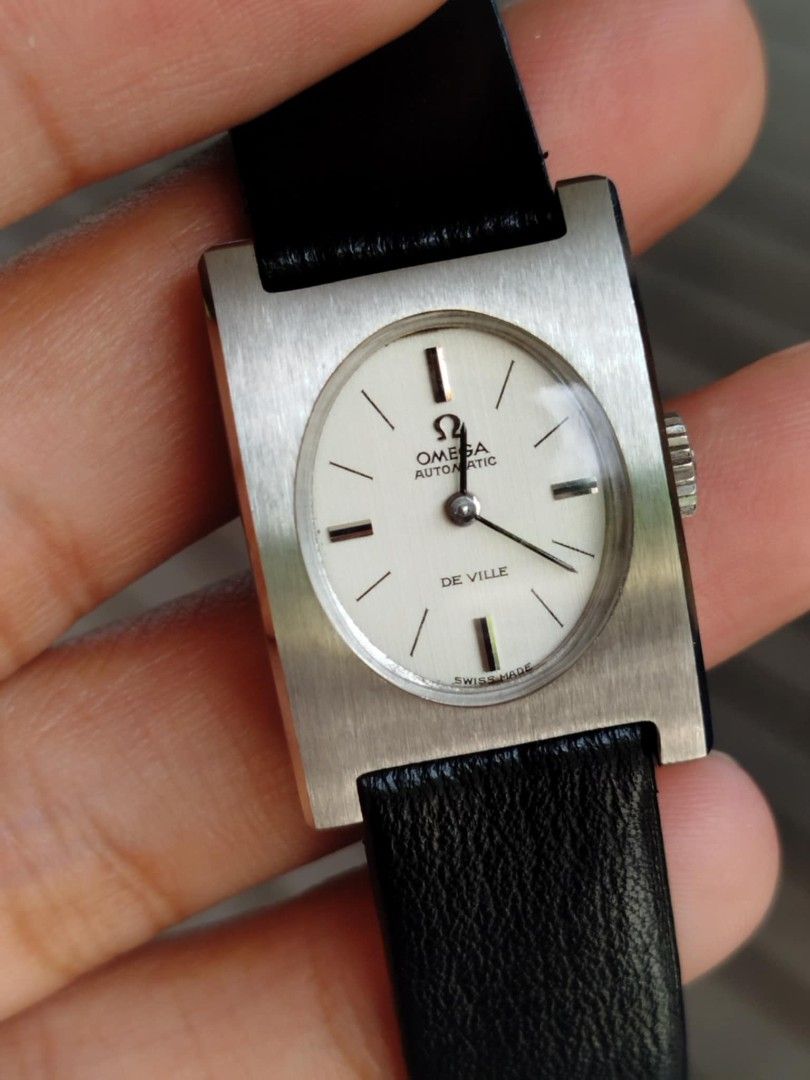 Omega DeVille Tank Automatic (Category: Luxury Watches) located in General Santos City (Dadiangas). Submitted by pureturtle_033 (Listing ID 1469620395, Image 1). Description: Omega DeVille Tank Automatic ALL ORIGINAL PARTS with Original Double Box Serviced Already Wear & Go Pm for more photos and details.