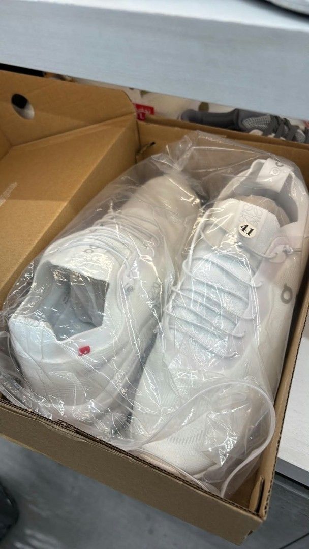 On x Loewe Cloudtilt Sneakers (Category: Sneakers) located in Quezon City. Submitted by aiuradarling (Listing ID 1469682030, Image 3). Description: On x Loewe Cloudtilt Collaboration Sneakers Brandnew with box included Will arrive 1-2 weeks from now On x Loewe Cloudtilt Black: US W 6, 7 (2), 8 On x Loewe Cloudtilt White: US W 6, 7 (2), 8 On x Loewe Cloudtilt Sand/White: US W 6, 7 Loc: Binan, Laguna Shipping via: Lalamove/LBC.