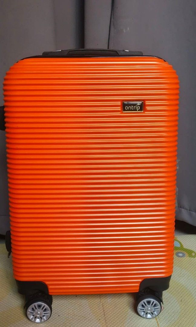 Ontrip Brand (Category: Luggage) located in Manila. Submitted by jzjapansurplus (Listing ID 1469607683, Image 3). Description: NEW ARRIVAL‼️ IMPORTED FROM JAPAN ONTRIP BRAND HANDCARRY/ SMALL SIZE 🔰SECURITY CODED LOCK 🔰 POLYCARBONATE HARDCASE 🔰SMOOTH 360 ROTATION DUAL WHEELS 🔰TELESCOPIC PUSH HANDLE 🔰TOP AND SIDE HANDLE CARRIER 🔰NO ISSUE‼️VERY GOOD CONDITION.
