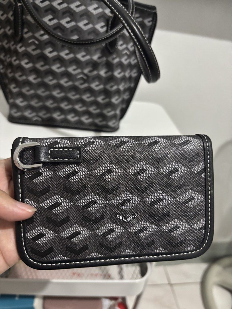 ORIG Christy Ng black mini russo (Category: Tote Bags) located in Manila. Submitted by janelombres27 (Listing ID 1469679111, Image 3). Description: like new. no issues negotiable mop: gcash/maribank can do meetups around sta.maria bulacan for pickup: lalamove/jnt rfs: need extra funds for my tuition. .