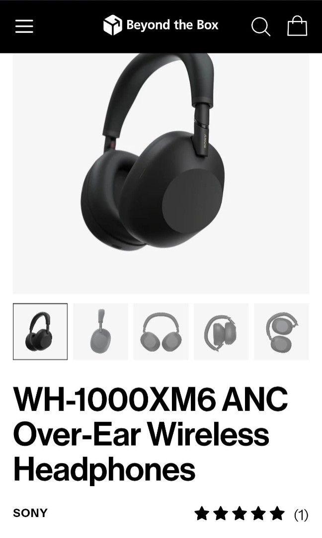 ORIG SONY WH-1000XM6 BLUETOOTH HEADPHONE (Category: Headphones & Headsets) located in Santa Maria. Submitted by aikeemoral (Listing ID 1469623842, Image 2). Description: FOR SALE OR SWAP SONY WH 1000XM6 WITH ANC WIRELESS HEADPHONE SUPER KINIS WITH CASE, TYPE C CORD AND UNIT ONLY SELLING PRICE 12500 ONLY MURA NA YAN 😅😅😅 SANTA MARIA BULACAN MEET UP.