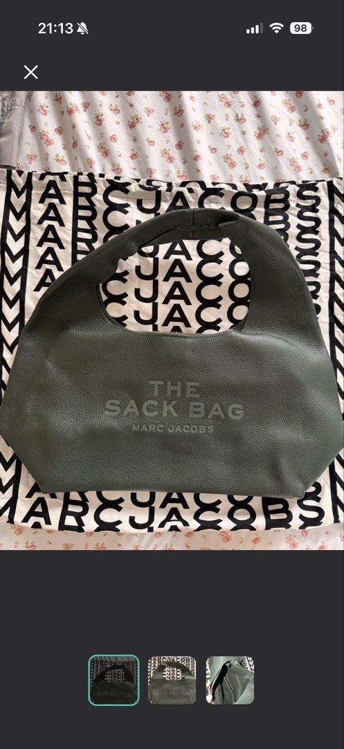 Original Marc Jacobs Sack Bag (Category: Shoulder Bags) located in Pasig City. Submitted by cosmic_ninisells (Listing ID 1469596938, Image 1). Description: 📌 Rarely Used, Good as new 📌Price: 8,000 negotiable!! send me your offers 😊 📌 Return condition: Check item upon paying via photos & videos. No returns once paid. We can send more pictures and videos showing the item’s condition up close for sure buyers! .