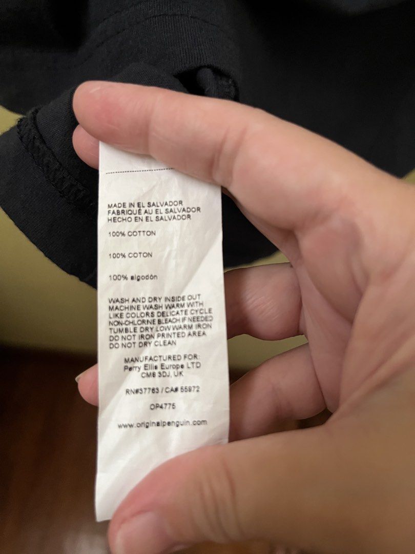 Original Penguin T-Shirt (Men’s sizing - Small) (Category: Shirts) located in Quezon City. Submitted by tintin_reyes (Listing ID 1469638643, Image 3). Description: Original Penguin T-Shirt Men’s sizing Small Navy Blue Used once - almost new condition RFS: Seldom use - decluttering.