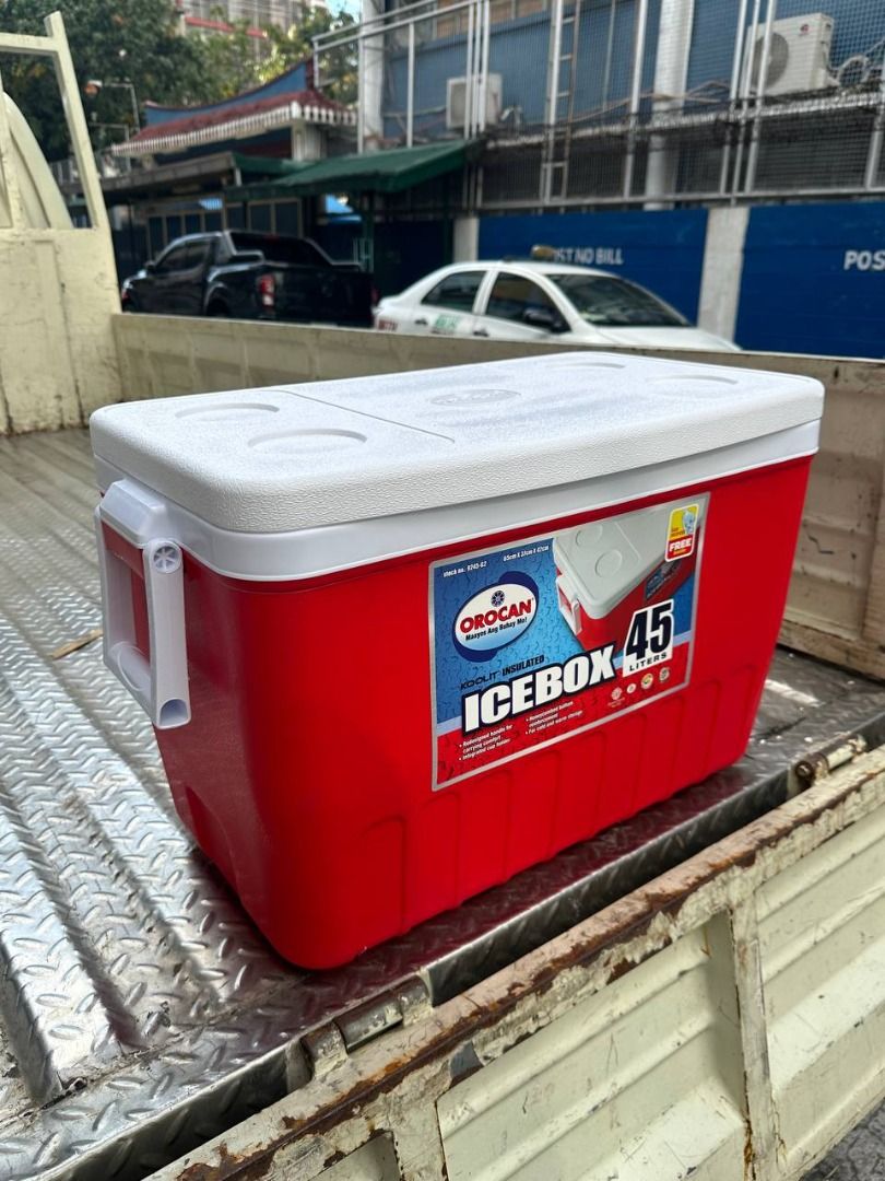 Orocan Icebox 45L Colors: Red (Category: Everything Else Others) located in Manila. Submitted by 09171479278_elsie. (Listing ID 1469600356, Image 2). Description: Orocan Icebox 45L Colors: Red.