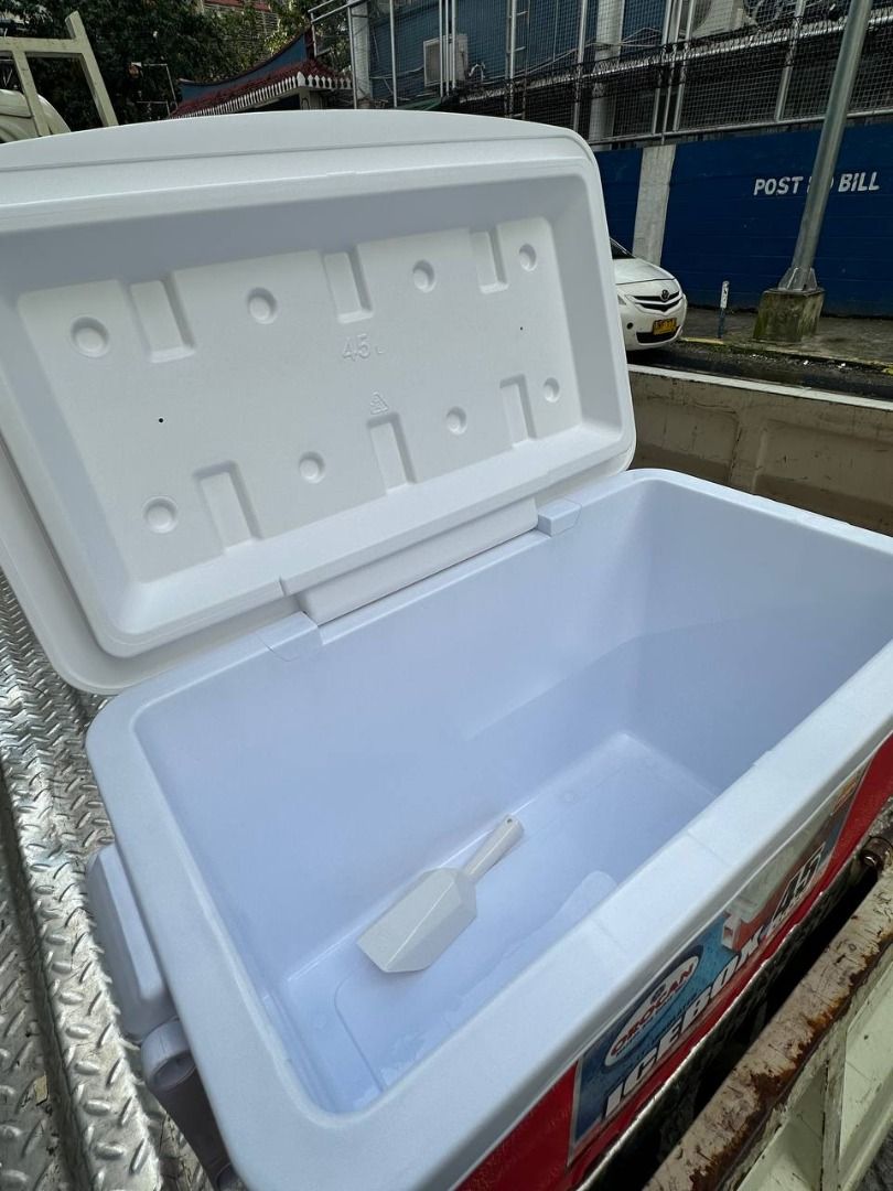 Orocan Icebox 45L Colors: Red (Category: Everything Else Others) located in Manila. Submitted by 09171479278_elsie. (Listing ID 1469600356, Image 3). Description: Orocan Icebox 45L Colors: Red.