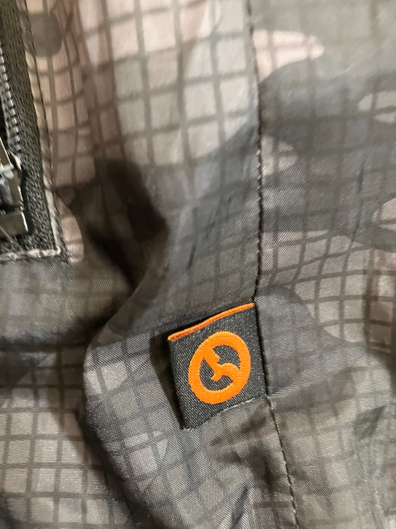 Outdoor Products Camo Grid Windbreaker Jacket | Technical Utility Shell (Category: Coats, Jackets and Outerwear) located in Manila. Submitted by nellyfrustrado (Listing ID 1469588476, Image 3). Description: Item Specifics: Brand: Outdoor Products® (Style Code: C1650ER / HBPYA164-C247R) Material: 100% Lightweight Technical Polyester shell with breathable interior mesh lining. Colorway: Dark grey and black tactical camouflage with grid-stop pattern