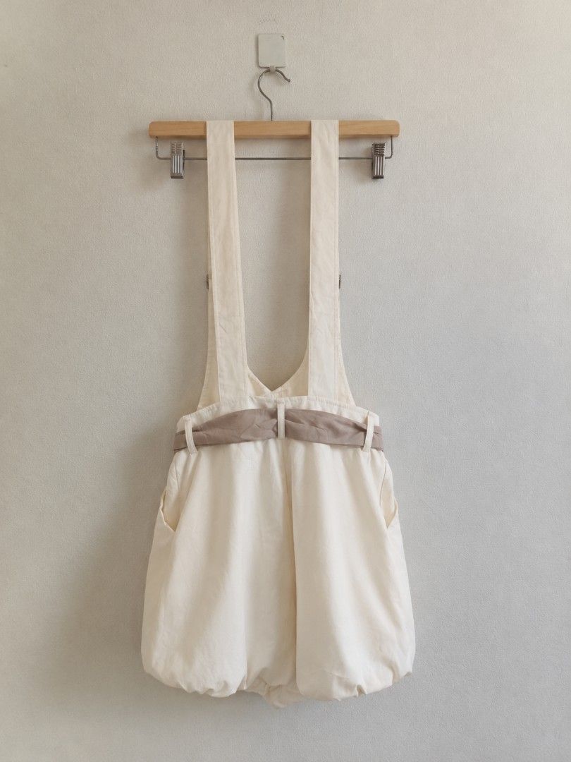 Overall Shorts with Brown Tie Belt | Size - Medium | (Category: Jumpsuits) located in Manila. Submitted by maxinesotto (Listing ID 1469701711, Image 3). Description: ‎📢 ₱100 ‎📍 Location: Tayuman, Manila ‎ ‎Details: ‎✓ Condition: Good as new ‎✓ RFS: Decluttering ‎✓ Size: Indicated in the listing title ‎ ‎Payment: GCash (Payment first) ‎ ‎Delivery: ‎- Same day pick-up via Lalamove / Joyride / Angkas ‎ ‎First to pay, first to get the item. ‎No res